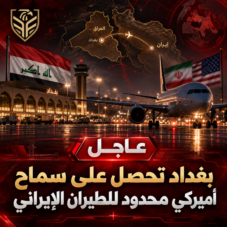بغداد تحصل على سماح أميركي محدود للطيران الإيراني