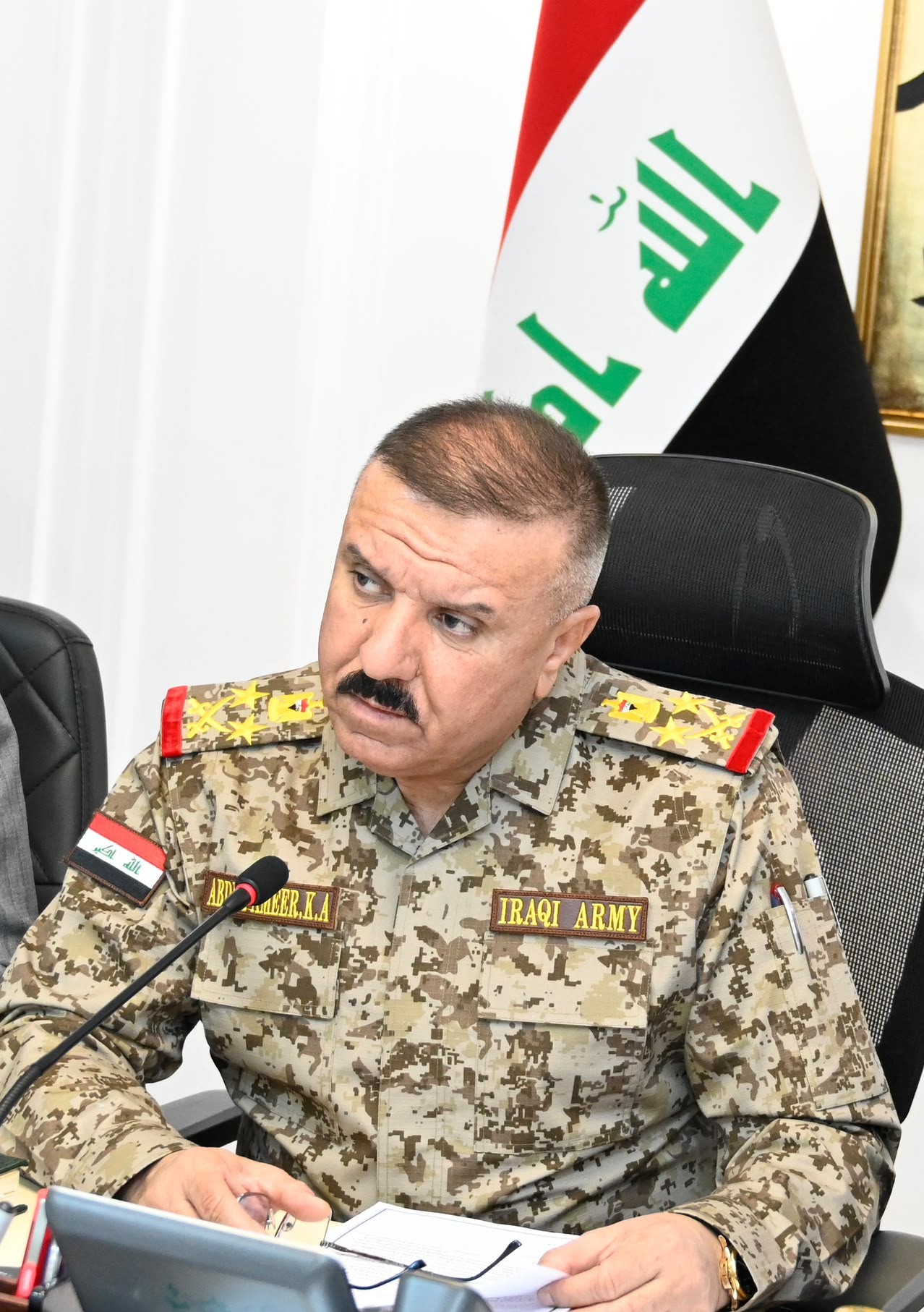 الفريق أول الركن عبد الأمير كامل عبد الله الشمري